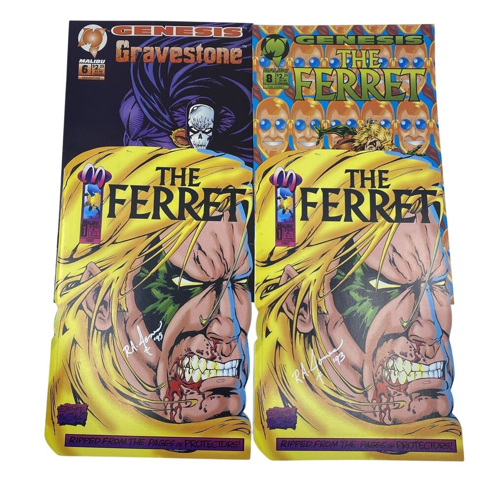 Lot of Genesis - Malibus Comics - See Desc. for Titles - Signed - VF/NM